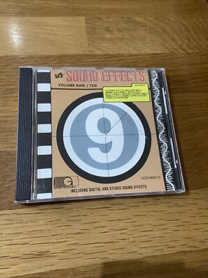 SFX Sound Effects Volume Nine & Ten CD Made In Canada