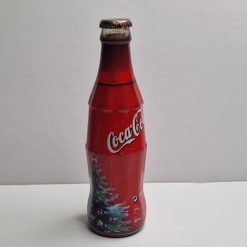 Coca-Cola 220ml Christmas 2002 | England | FULL Glass Bottle | Santa Christmas - Picture 4 of 20