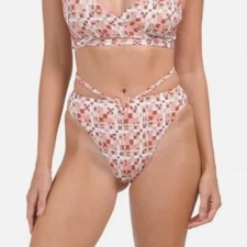 L*SPACE Swim Joy Bitsy Bikini Bottom Size Small NWT $99 High Waist