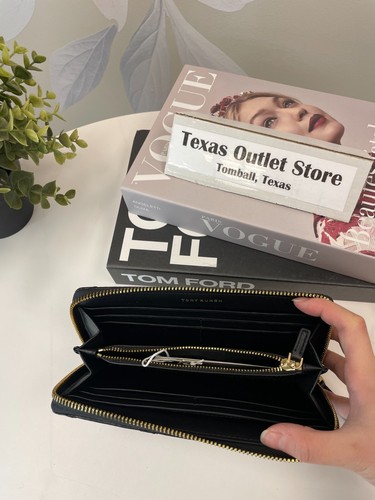 Brand NEW!!! Tory Burch Willa Zip Continental Wallet /Black leather/MSRP$268 - Bild 2 von 4
