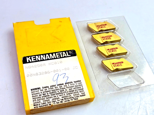 Kennametal NG4250R KC810 Hartmetall erstklassige Nuteinsätze (4er-Box) - Bild 2 von 5