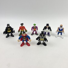 Imaginext DC Super Friends Super Heroes and Villains Action Figure Lot Of 7