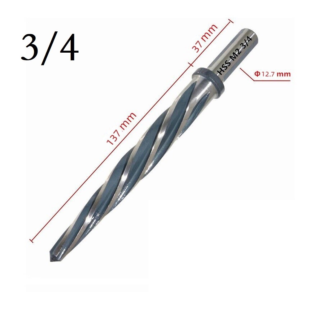 Reliable Tapered Reamer Bit for Accurate Hole Enlargement 12 Inch Shank