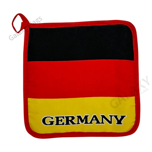 Juego de 3 piezas de cocina y barbacoa bandera de Alemania con delantal horno guante bache bandera de Alemania - Imagen 5 de 7