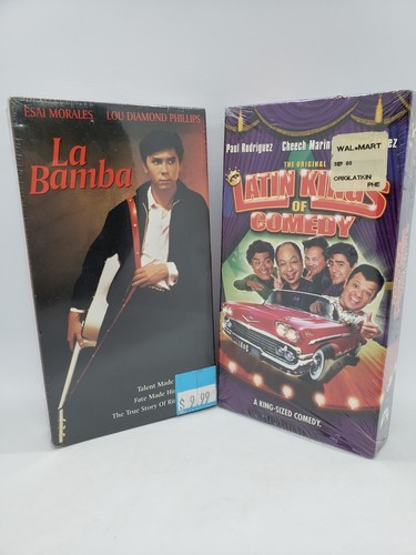 Latin VHS Double Feature: Comedy/Drama Together! Brand New Factory Sealed! - Picture 1 of 3