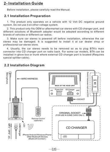 Adaptador Bluetooth cambiador de CD de música para Toyota Lexus Big 5+7/Kit de llamadas manos libres - Imagen 13 de 24