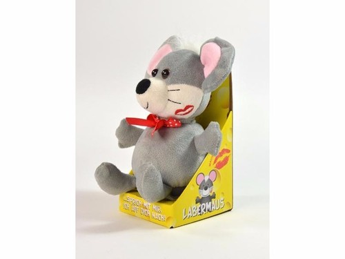 Laber Chatter Maus Ravel die alles nachplappert Plüschtier Stofftier  NEUHEIT - Bild 2 von 4