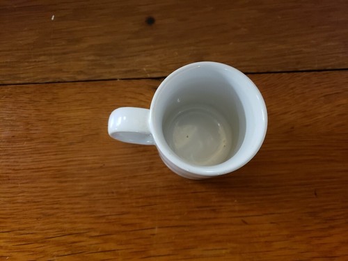 1984 Louisiana World's Fair World Expo '84 Logo Mini Ceramic Coffee Mug Cup - Picture 3 of 3