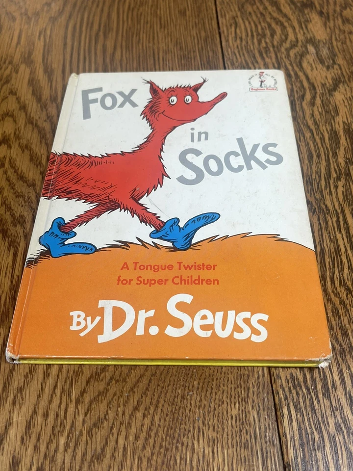 FOX IN SOCKS DR. SEUSS 1965 First Edition Hard Cover - Image 2 of 4