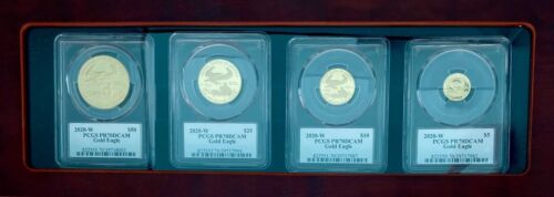 2020-W 4PC AGE PCGS PR70 DCAM SIGNED BY JOHN MERCANTI - Picture 3 of 7