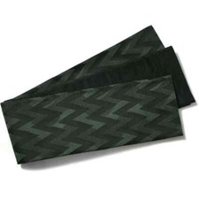 Half-width Obi Chevron stripes Black Ash grey Kimono Yukata Goods Cool