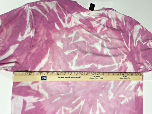 Camiseta Gildan Rosa Tie Dye Halloween Pociones Mangas Cortas Gatos Esqueletos Para Hombre - Imagen 6 de 6