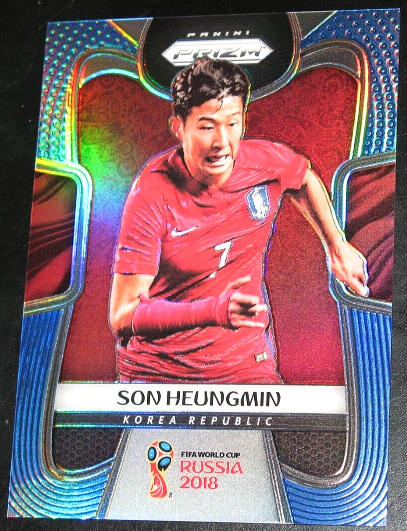 2018 Prizm World Cup Son Heungmin BLUE # 031/199 Base #187 Heung-min