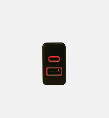 36W Dual Port TypeA/C Premium USB Power Charger Socket Switch For Toyota Tacoma - Picture 4 of 7
