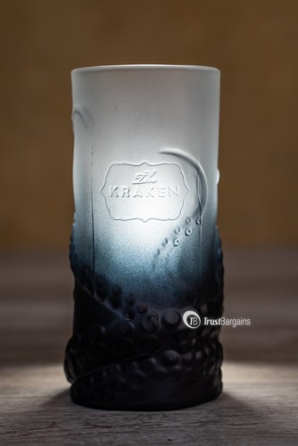 2022 The KRAKEN Solid Glass HIGHBALL RUM SPIRIT GLASS Limited Edition Tentacled - Picture 7 of 9