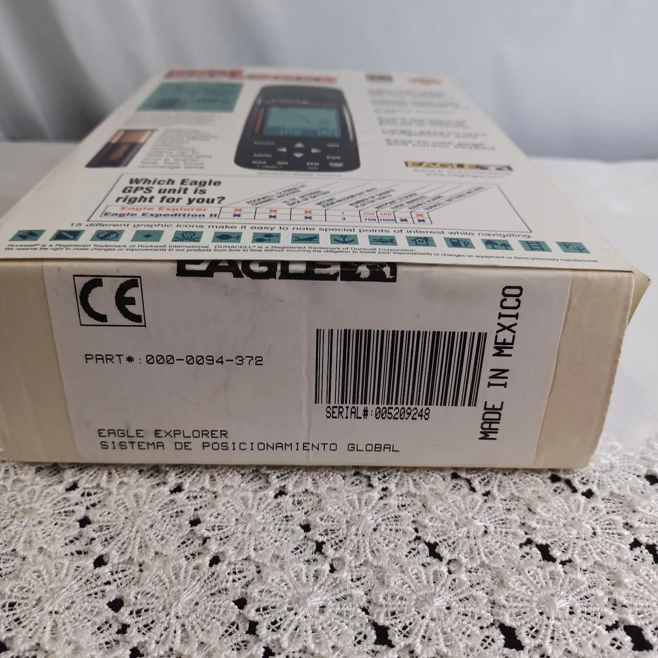 Eagle Explorer GPS Navigational System With Box Instructions Accessories Tested - Image 4 of 4