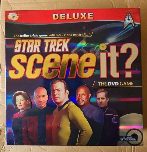 Star Trek Scene It ? The DVD Game Deluxe Edition Trivia Game TV Movie SEE SAS