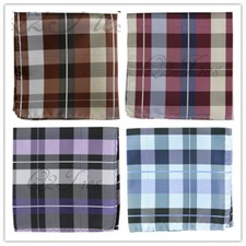 New Men Plaids  Checkers Pocket Square Handkerchief Hankie Wedding Party Prom