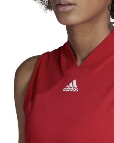 NWT Adidas XS T Match Eng Tank Top Women's Tennis Red MSRP $60 - Picture 3 of 7