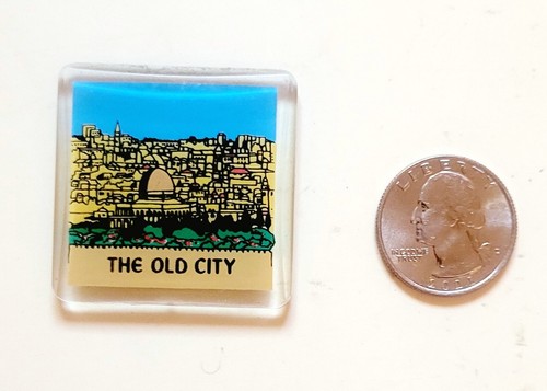 The Old City Refrigerator Magnet Jerusalem Travel Free Shipping - Picture 2 of 3
