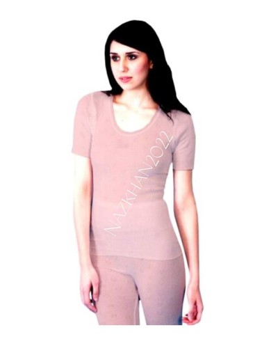 Ladies Snowdrop Thermal Underwear soft Vest Tops & pantee, Long Johns baby pink - Picture 6 of 13
