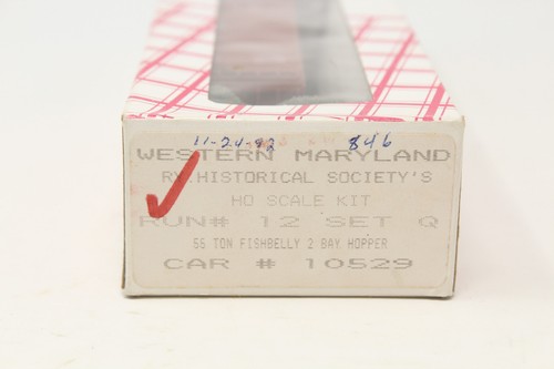 HO Stewart Hobbies RY Historical Society 2-Bay Hopper Western Maryland RTR - Picture 9 of 9