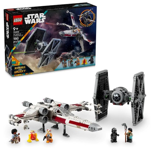 LEGO Star Wars Rebuild The Galaxy Tie Fighter & X-Wing Mash-Up 75393 New&Damaged - Picture 16 of 21
