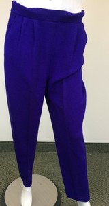 St-John-Separates-Royal-Purple-Dress-Suit-Pants-Womens-Size-12-Santana-Knit-USA