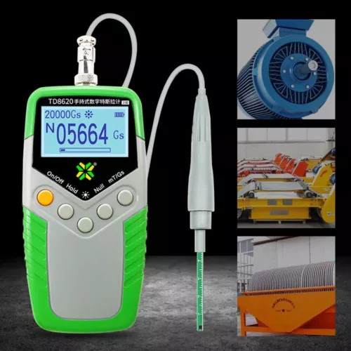 Handheld Tesla Gauss Meter Magnetometer Digital Magnetic Field Tester Flux Meter - Picture 7 of 18
