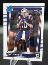 2021 Donruss Optic Mac Jones RATED ROOKIE RC Base New England Patriots No. 206