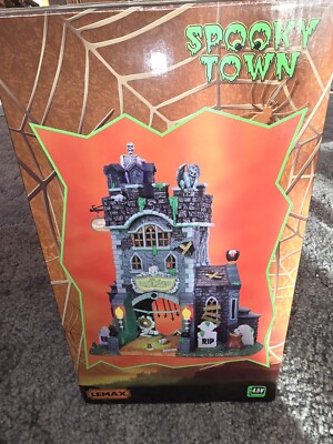 SF・ファンタジー・ホラー Lemax Spooky Town The Gate House Lemax Spooky Town The Gate House At Haunted Meadows 45663