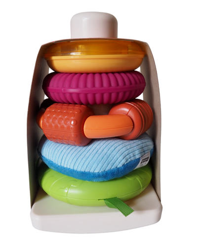 Fisher Price Sensory Rock-a-Stack Pyramid 6m+ NUEVO - Imagen 2 de 5