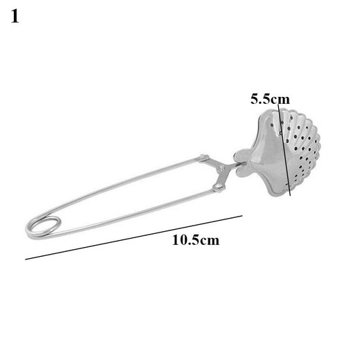 Geometric Filter Scoop Handle Seasoning Filter Ball Tea Filter Household Items ∂ - Picture 7 of 18