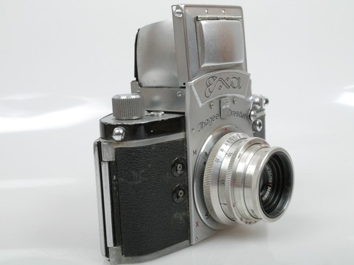 EXA 0 + Tessar 3,5/50 T (rot/red) 3,5/50 Verschluss läuft works 35mm SLR Camera - Bild 4 von 14