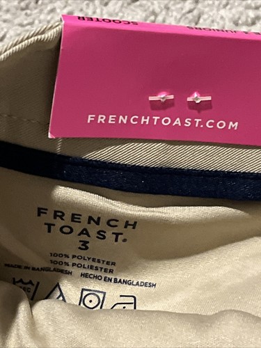 NWT Junior Sz 3 French Toast Skirt School Uniform Shorts Scooter Skort Khaki - Picture 4 of 7