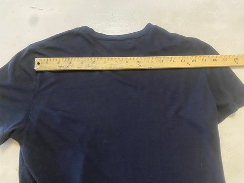 Men’s Giorgio Armani Crew Neck Short Sleeve Deep Navy T Shirt Size M - Picture 7 of 11