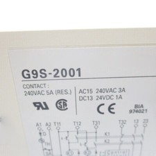 1X Safety Relay G9S-2001 G9S-2001 24V
