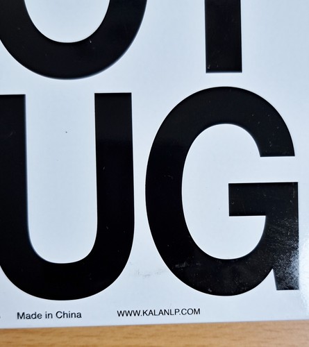 Letrero metálico Nugs Not Drugs 11,50" x 8,25" - usado - Imagen 6 de 9