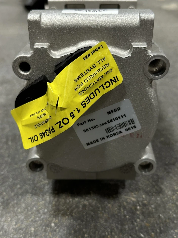 Compresor de aire acondicionado - Nuevo Visteon para Ford Escort 97-02 Mercury Tracer 92-98 Foto 4 de 4