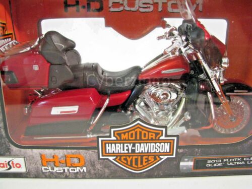 Maisto 1:12 Harley Davidson 2013 FLHTK Electra Glide Motorcycle Model NEW - Picture 11 of 12