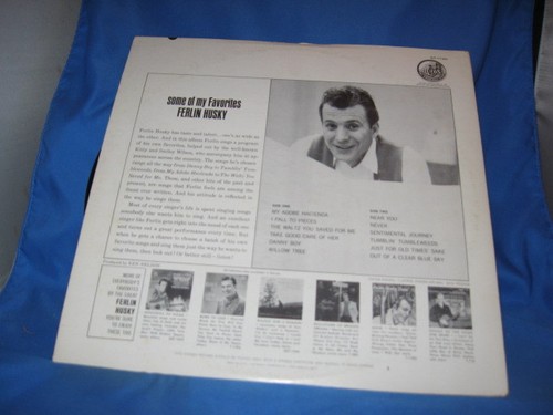 FERLIN HUSKY - SOME OF MY FAVORITES - CAPITOL LP ST1720 STEREO[INV-28] - Imagen 2 de 4