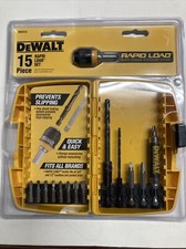 BRAND NEW DEWALT DW2513 15-Piece 15 PC Rapid Load Quick Accessory System Bit Set