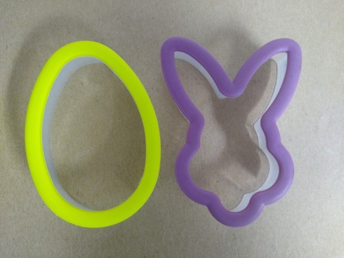 Hase und Ei Komfortgriff Kunststoff Ausstecher Wilton Ostern  - Bild 2 von 2