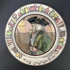 Royal Doulton Plate “The Doctor” 10.5” Diameter Professionals Series #6281 MINT