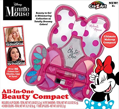 Cra-Z-Art Disney Minnie Mouse All-in-One Beauty Compact Real