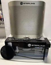Sterling  Audio VMS Vocal Microphone Shield + 6" Pop Filter 12" Gooseneck combo