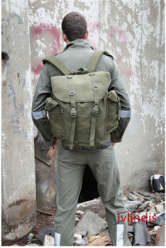 Réplica Ejército Alemán 1970-1990 Mochila de Montaña Lona Exterior Bolso Impermeable - Imagen 4 de 24