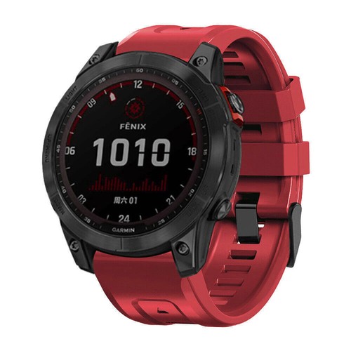22/26mm Quick Fit Silikon Armband für Garmin Fenix 7/7X 6/6X Pro 5/5X Plus 3 HR - Bild 25 von 32