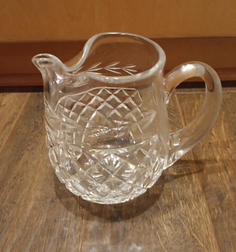 VINTAGE WATERFORD CRYSTAL GLANDORE ICE LIP PITCHER JUG EXCELLENT 6 1/4"