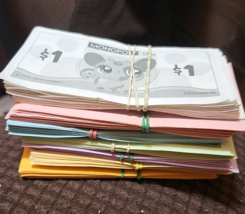 Monopoly Littlest Pet Shop Edition Replacement Money All Denominations C210 - Picture 2 of 2